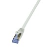 PATCH CORD S/FTP LOGILINK Cat7, LSZH, cupru, 600MHz, mufe RJ45 Cat6a, 1.5 m, gri, AWG26, dublu ecranat &amp;quot;CQ4042S&amp;quot; (timbru verde 0.18 lei)