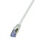 PATCH CORD S/FTP LOGILINK Cat7, LSZH, cupru, 600MHz, mufe RJ45 Cat6a, 0.25 m, gri, AWG26, dublu ecranat &quot;CQ4012S&quot; (timbru verde 0.08 lei)