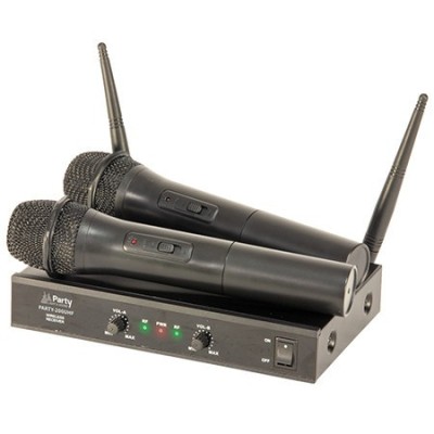 SET 2 MICROFOANE WIRELESS UHF 863.2 &amp;amp; 864.2 MHZ foto