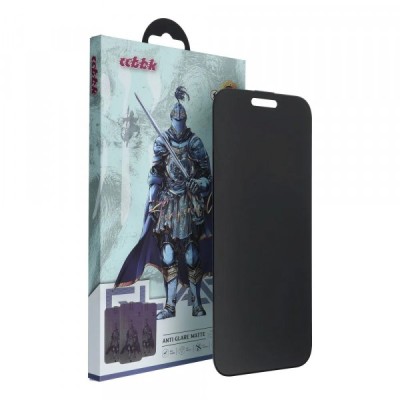 Folie de protectie Ecran Privacy OG Shuijia pentru Apple iPhone 16 Plus / iPhone 15 Plus, Sticla Securizata, Full Glue foto
