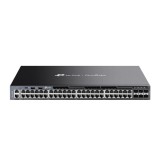 Switch TP-Link cu management, Omada 48-Port Gigabit Stackable L3 Managed Switch cu 6 x 10G SFP+ &quot;SG6654X&quot; (timbru verde 2 lei)