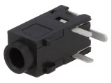 Soclu Jack 2,5mm Stereo PCB 90&deg;, Lumberg