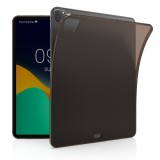 Husa pentru tableta Apple iPad Pro 12.9&quot; (2021)/iPad Pro 12.9&quot; (2020)/iPad Pro 12.9&quot; (2018), Kwmobile, Negru/Transparent, Silicon, 54765.01