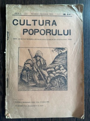 Cultura Poporului Cetatea-Alba nr. 3-4 noiembrie- decembrie 1930 foto
