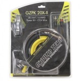 Kit Cabluri Alimentare Ground Zero GZPK 20X-II, 20mm&sup2;, 4AWG, RCA, Siguranță 80A