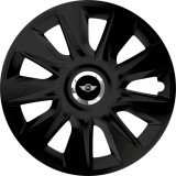 Set 4 Capace Roti 16 inchi (R16) Stratos Negru, Compatibile Cu Mini