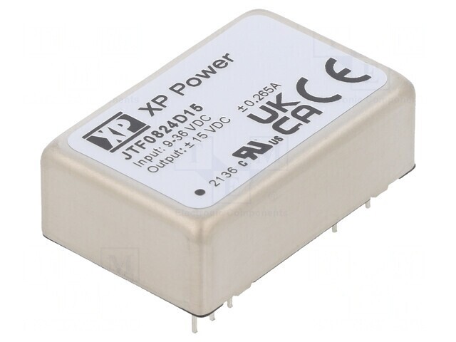 Convertor DC/DC 8W 9-36V la 15V/-15V THT JTF0824D15