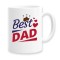 Cana alba personalizata &quot;Best dad ever&quot;, INOVATIX&reg;. 330ml
