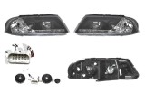 Set faruri tuning VW Passat Sedan+Combi (B5 (3B GP)) 11.2000-01.2005 BestAutoVest partea Dreapta+Stanga daytime running light, tip bec H1+H1, transpa, Rapid