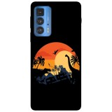 Husa compatibila cu Motorola Edge 20 Lite model Dino Land, Silicon, TPU, Viceversa