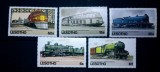 Leshoto, locomotive, transporturi 5v. nestampilata
