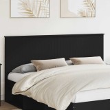 vidaXL Tăblie cap cu headboard Stejar Negru 180 cm Lemn compozit 887726
