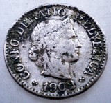 2.184 ELVETIA 10 RAPPEN 1908 B, Europa, Cupru-Nichel
