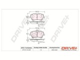 Dr!ve+ DP1010.10.0857 set placute frana,frana disc