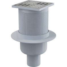 Sifon pardoseală 105&times;105/50 mm ieşire verticală