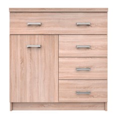 Comoda PAL stejar Sonoma Topty 80x33x85 cm