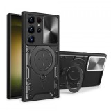 Husa pentru Samsung Galaxy S23 Ultra S918, Techsuit, CamGuard Pro, Neagra