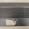 Carcasa superioara cu tastatura palmrest Laptop, HP, Pavilion 15-CS, 15T-CS, 15-CW, EBG7B015010-1, albastra, layout US