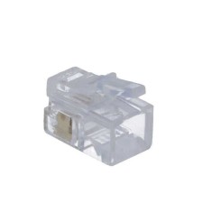 Mufa RJ10 4p4c pe cablu IDC crimpat MH CONNECTORS MHRJ114P4CR