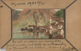 Austro-Ungaria, carte poştală circulată intern, 1901, furnir, Circulata, Printata