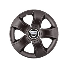 Set 4 Capace Roti 15 inchi (R15) Bis Negru, Compatibile Cu Dacia