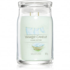 Yankee Candle Clean Cotton lumânare parfumată Signature 567 g
