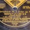 PLACA GRAMOFON / PATEFON. TELEFUNKEN SYMPHONIE NR .3 D- DUR OP. 73 P 9 - 10