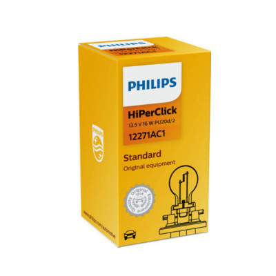 Bec Semnalizare 12V PCY16W Hiper Vision Philips (Cutie) foto