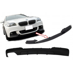 Prelungire Lip Bara Fata + Difuzor Bara Spate Evacuare Simpla Bmw Seria 5 F11 2011-2017 M-Performance Design RDBMF10MPSOTH