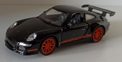 Macheta Porsche 911 (997/II) GT3 RS negru - Welly 1/36 foto