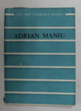 ADRIAN MANIU - VERSURI , COLECTIA &#039; CELE MAI FRUMOASE POEZII &#039; , NR. 96 , 1968