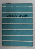 ADRIAN MANIU - VERSURI , COLECTIA &#039; CELE MAI FRUMOASE POEZII &#039; , NR. 96 , 1968