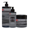 Kit Ihair Keratin Black Line: Btox 300ml, Sampon 1L, Masca 500ml, Tratament Par Keratina, Profesional, Indreptare, Nutritie, Protectie Termica