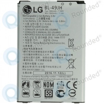 Baterie LG K3 (K100DS), K4 (K120E) BL-49JH 1940mAh EAC63138801 foto