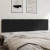 VidaXL Pernă tăblie de pat, negru, 200 cm, catifea 374691
