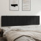 Perna tablie de pat, negru, 200 cm, catifea GartenMobel Dekor