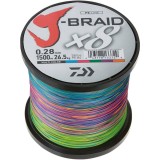 Cumpara ieftin Fir Daiwa J-Braid X8 Multicolor, 1500m (Diametru fir: 0.42 mm)