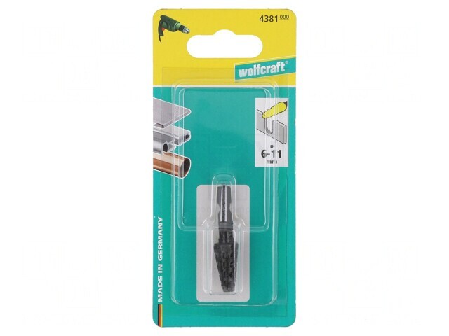 Freză Biax 6-11mm Oțel de Scule Lemn Hexagonal 1/4