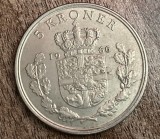 C50 - Moneda foarte veche - Danemarca - 5 coroane / kroner - 1966