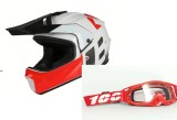 Casca Moto Atv Cross Enduro Downhill + Ochelari 100% ,marimi disponibile L,XL si XXL