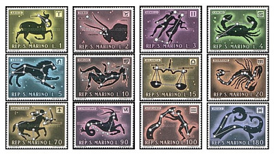 San Marino 1970 - zodiac, serie neuzata foto