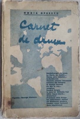 HORIA OPRESCU - CARNET DE DRUM (1931) [vignete de GEORGE ZLOTESCU] foto