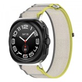Curea Techsuit W054 pentru Samsung Galaxy Watch Ultra, Galbena Gri