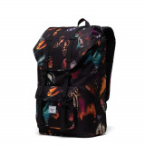 Rucsac Herschel Supply Little America Warp Butterflies - Cod 729453756918, Negru, Textil