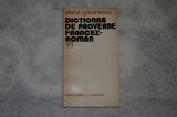 Dictionar de proverbe francez roman - Elena Gorunescu - 1975