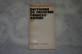 Dictionar de proverbe francez roman - Elena Gorunescu - 1975