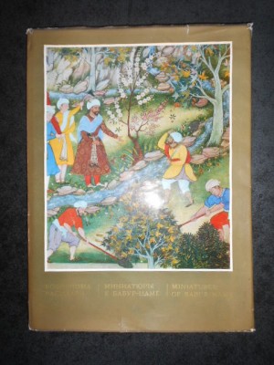 MINIATURES OF BABUR-NAMA. ALBUM (1970, preface by Prof. Hamid Suleiman) foto