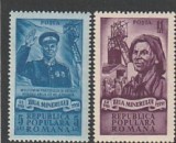 ROMANIA 1951 LP 285 ZIUA MINERULUI SERIE MNH