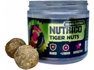 Boilies cu Miez Lichid LK BAITS Nutrigo, Alune Tigrate, 20mm, 200ml foto