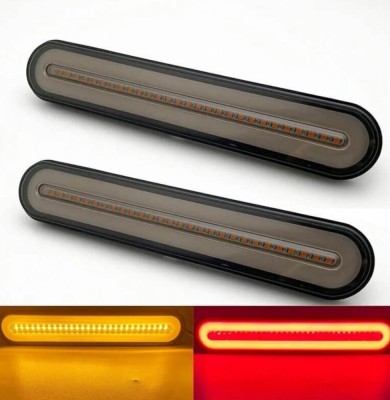 Set 2 lampi spate 12,3 cm cu 3 functii, efect neon , semnal dinamic 12v-24v foto